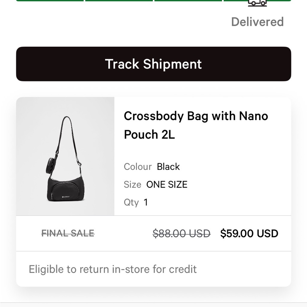 Lululemon crossbody bag
